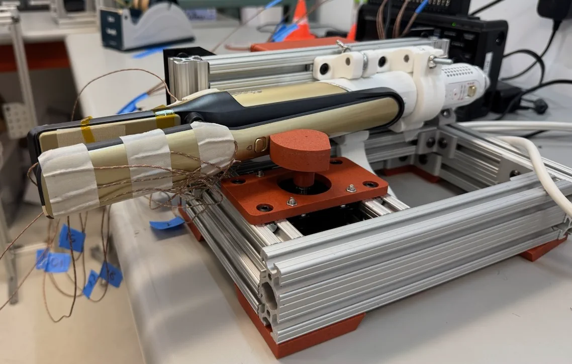 Hair Tool Actuation Rig