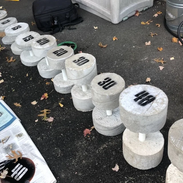 Concrete Dumbbells